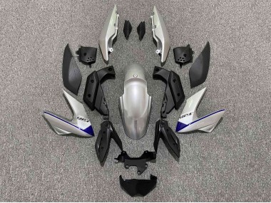 Carénages Moto Yamaha XJ6 2009-2012 - Argent Bleu
