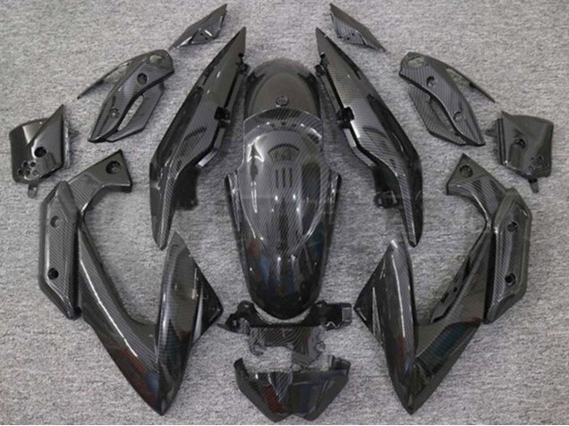 Carénages Moto Yamaha XJ6 2009-2012 - Noir Fibre de Carbone