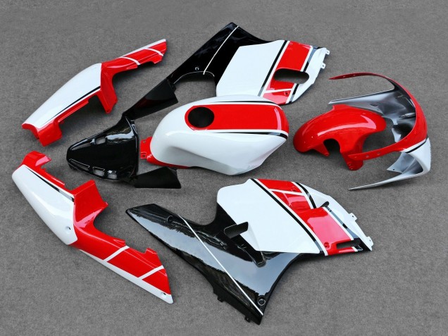 Carénages Moto Yamaha TZR250 3XV 1991-1994 - Blanc Rouge Noir