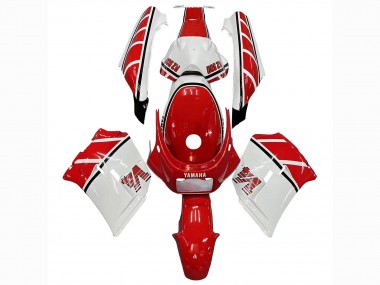 Carénages Moto Yamaha RZV500 / RD500 1985-1987 - Blanc Rouge Noir