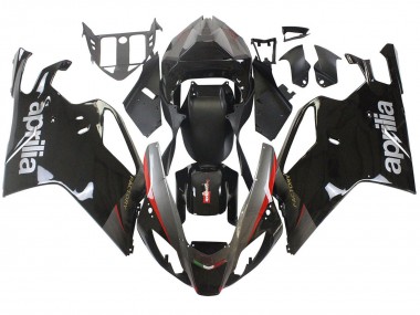 Carénages Moto Aprilia RSV1000 2003-2006 - Noir Brillant Gris Rouge