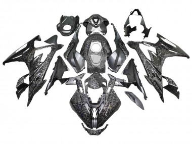 Carénages Moto BMW S1000RR 2023-2024 - Noir Fibre de Carbone Forgée