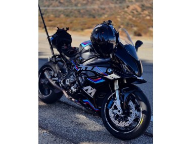 Carénages Moto BMW S1000RR 2023-2024 - Noir Bleu Rouge
