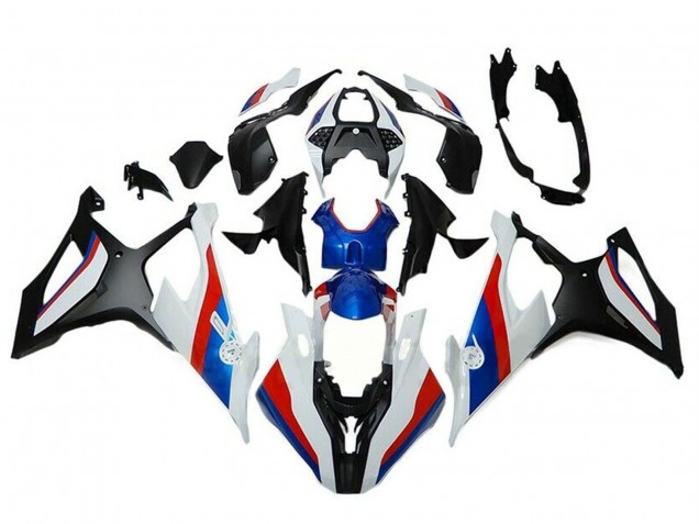 Carénages Moto BMW S1000RR 2019-2022 - Noir Blanc Rouge Bleu
