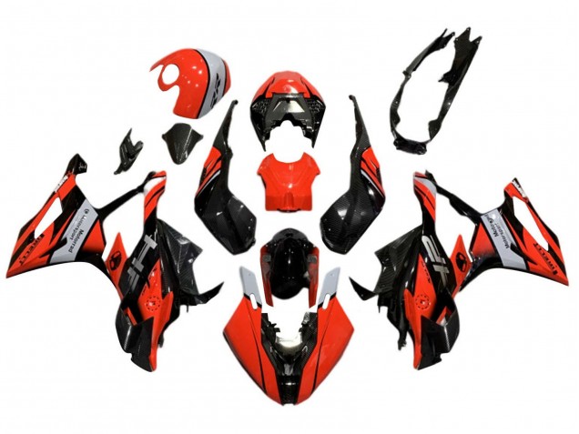 Carénages Moto BMW S1000RR 2019-2022 - Noir Rouge Gris
