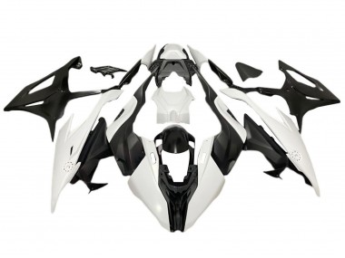 Carénages Moto BMW S1000RR 2019-2022 - Noir Mat Blanc