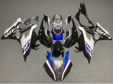 Carénages Moto BMW S1000RR 2019-2022 - Blanc Noir Bleu
