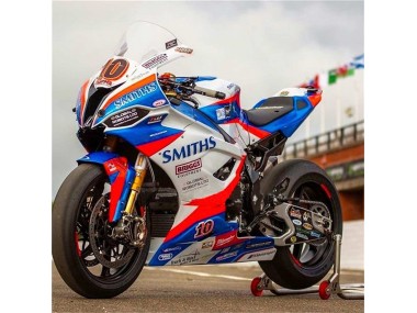 Carénages Moto BMW S1000RR 2019-2022 - Blanc Bleu Rouge Smiths