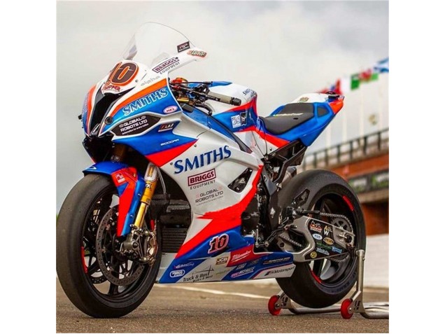 Carénages Moto BMW S1000RR 2019-2022 - Blanc Bleu Rouge Smiths