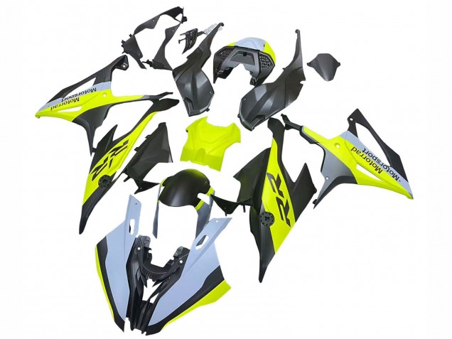 Carénages Moto BMW S1000RR 2019-2022 - Noir Jaune Gris