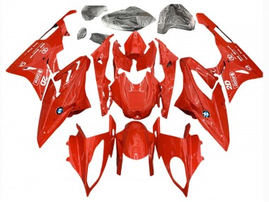 Carénages Moto BMW S1000RR 2017-2018 - Rouge Castrol