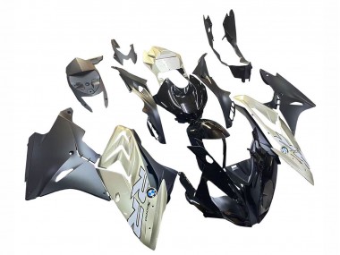 Carénages Moto BMW S1000RR 2017-2018 - Argent Noir