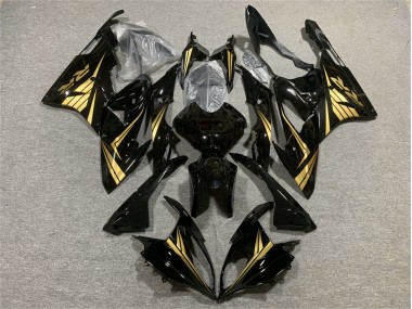 Carénages Moto BMW S1000RR 2015-2016 - Noir Brillant Or