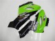 Carénages Moto Kawasaki ZX6R 2005-2006 - Vert Noir Brillant Elf
