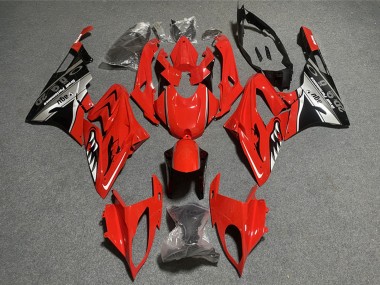 Carénages Moto BMW S1000RR 2015-2016 - Rouge Gris Noir