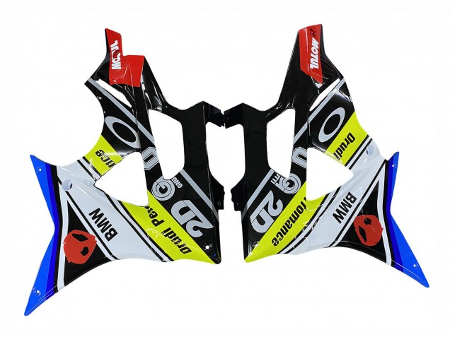 Carénages Moto BMW S1000RR 2009-2014 - Bleu Jaune Rouge Noir Requin VR 46