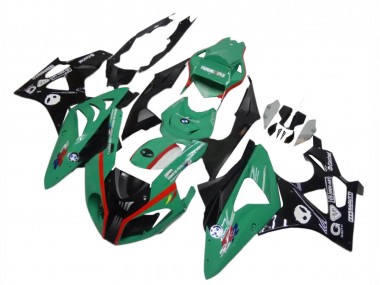 Carénages Moto BMW S1000RR 2009-2014 - Vert Rouge Noir