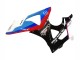 Complet Carénages Moto BMW S1000RR 2009-2014 - Blanc Rouge Bleu Noir Brillant