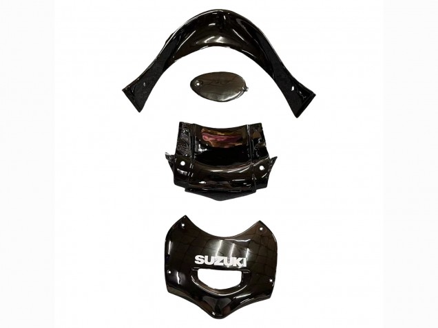 Carénages Moto Suzuki GSX600F/GSX750F 2004-2006 - Noir Brillant Rouge Flamme