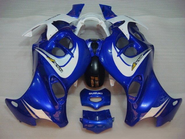 Carénages Moto Suzuki GSX600F/GSX750F 2004-2006 - Bleu Blanc