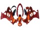 Carénages Moto Suzuki GSX600F/GSX750F 2004-2006 - Burnt Orange Blanc Logo
