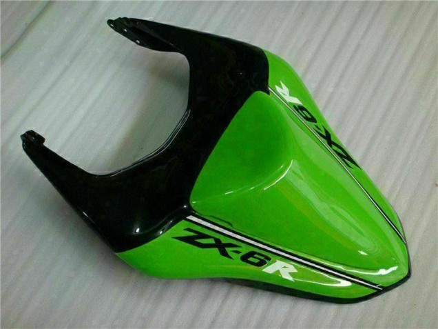 Carénages Moto Kawasaki ZX6R 2007-2008 - Vert Blanc Ninja