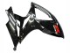 Carénages Moto Suzuki GSXR 600 / GSXR 750 2006-2007 - Noir Brillant Argent Rouge