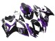 Kits Carénage Moto Suzuki GSXR 600 / GSXR 750 2006-2007 - Violet Noir Brillant