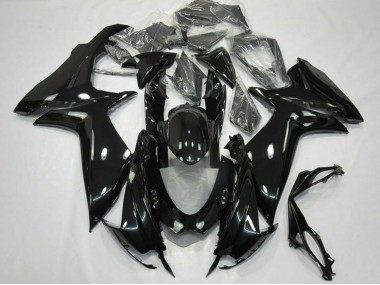 Carénages Moto Suzuki GSXR 600 / GSXR 750 2011-2024 - Noir Brillant