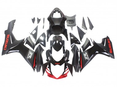 Carénages Moto Suzuki GSXR 600 / GSXR 750 2011-2024 - Noir Gris Rouge Doubler