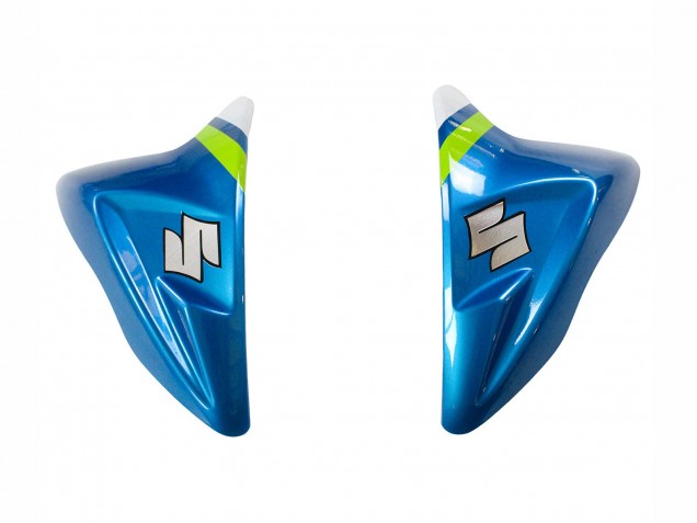 Carénages Moto Suzuki GSXR 600 / GSXR 750 2011-2024 - Bleu Clair Vert Blanc Rouge