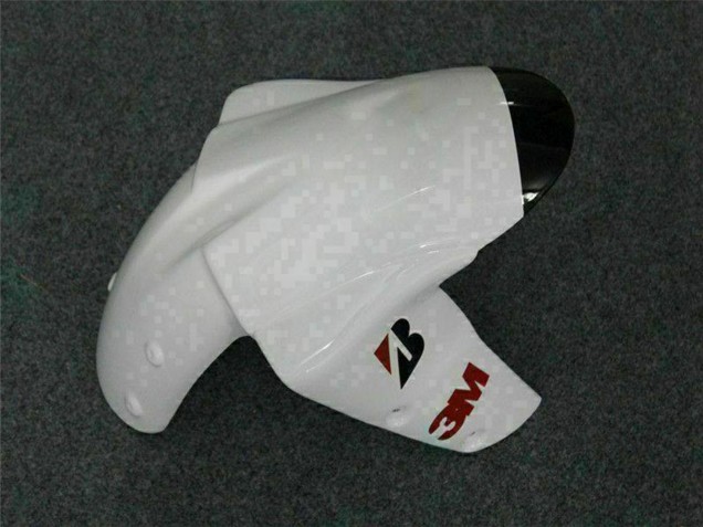 Carénages Moto Kawasaki ZX6R 2007-2008 - Noir Blanc Elf