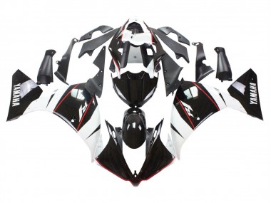 Carénage Moto Yamaha YZF 1000 R1 2012-2014 - Blanc Rouge Noir Brillant