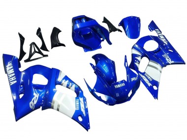 Carénages Moto Yamaha YZF 600 R6 1998-2002 - Bleu Blanc