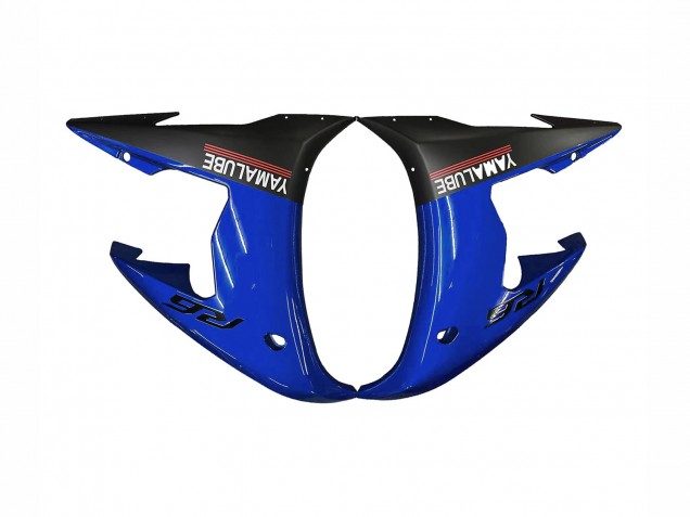 Carénages Moto Yamaha YZF R6 2003-2004 - Bleu Blanc Noir Brillant Yamalube