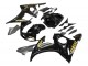 Carénages Moto Yamaha YZF R6 2003-2004 - Noir Brillant Or Décalque