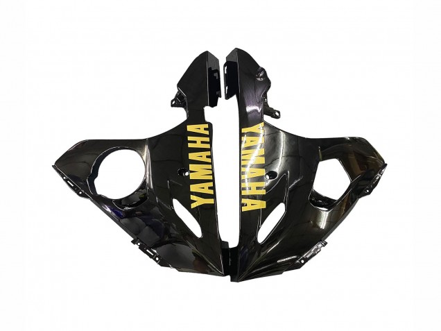 Carénages Moto Yamaha YZF R6 2003-2004 - Noir Brillant Or Décalque