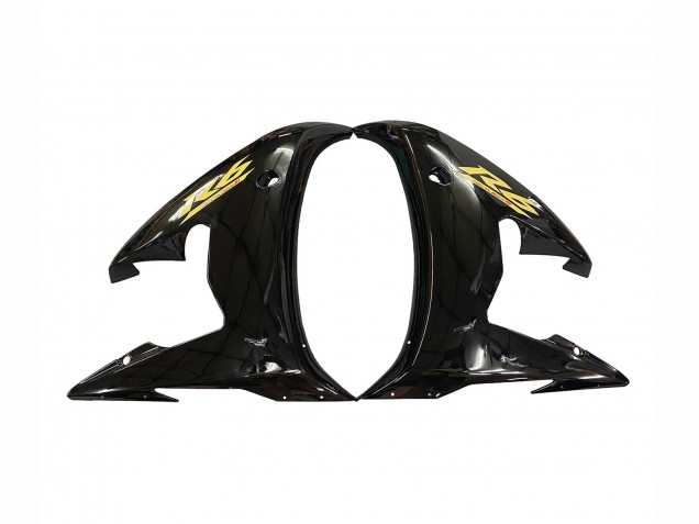 Carénages Moto Yamaha YZF R6 2003-2004 - Noir Brillant Or Décalque