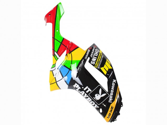 Carénages Moto Kawasaki ZX6R 2007-2008 - Coloré Playboy 223