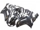 Carénages Moto Kawasaki ZX6R 2007-2008 - Noir Mat Jaune Logo Ninja