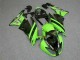 Carénages Moto Kawasaki ZX6R 2009-2012 - Vert Noir Brillant Elf Touch4 Bridgestone