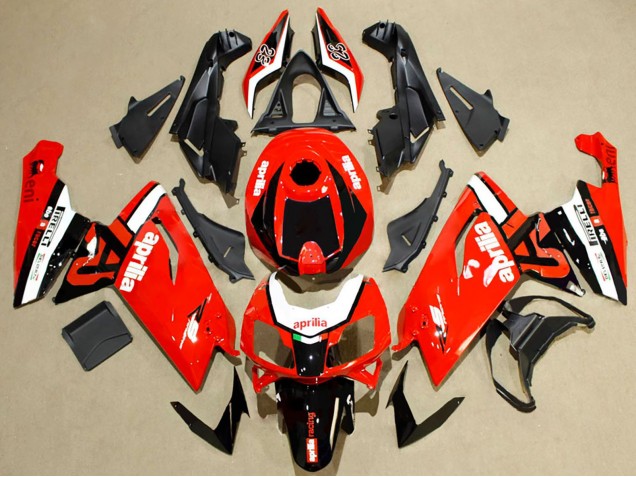 Carénages Moto Aprilia RS125 2006-2011 - Rouge Blanc Noir