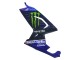 Carénages Moto Aprilia RS125 2006-2011 - Bleu Noir Vert Monstre 46