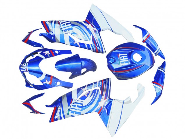 Carénages Moto Aprilia RS125 2006-2011 - Blanc Bleu Rouge
