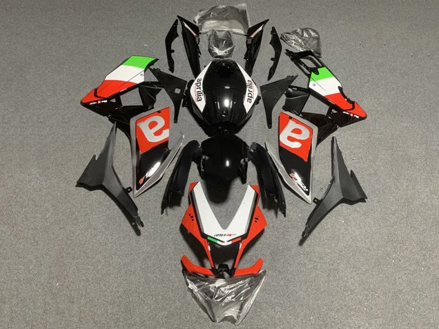 Carénages Moto Aprilia RS4 50 125 2012-2018 - Blanc Vert Rouge Noir Brillant