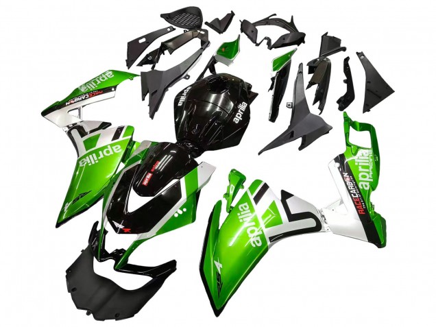 Carénages Moto Aprilia RS4 50 125 2012-2019 - Blanc Vert Noir Brillant