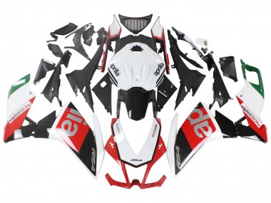 Carénages Moto Aprilia RS4 50 125 2012-2018 - Blanc Rouge Vert Noir Brillant