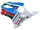 Carénages Moto Honda CBR600 F4i 2004-2007 - Blanc Bleu Vert Rouge