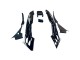 Carénages Moto Honda CBR600 F2 1991-1994 - Argent Noir Brillant