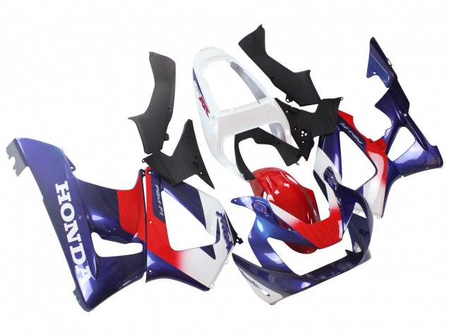 Carénages Moto Honda CBR900RR 929 2000-2001 - Blanc Rouge Bleu